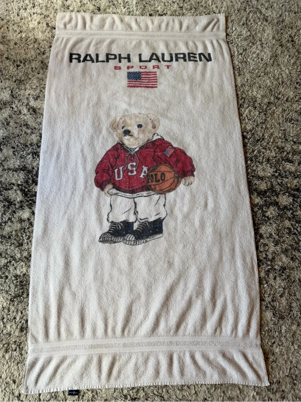 Vintage Polo Ralph Lauren XL beach towel